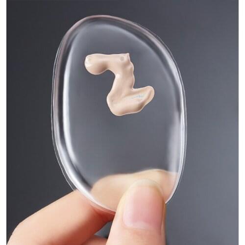 Wholesale 500pcs Silicone Cosmetic Puff Washable Liquid Foundation BB Cream Makeup puff cosmetic Beauty Brush not Powder blender