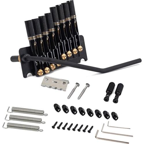 Electric Guitar Bridge Tremolo System 8-string Headless with Bridge and Tailpiece and Bunch of Accessories for Convenient Assemb