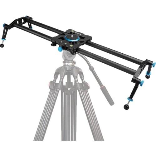 60cm/80cm/100cm Pro Carbon Fibre DSLR Camera Slider Bearing Track Dolly Video Slider Rail System for Stabilizer Photograph Movie