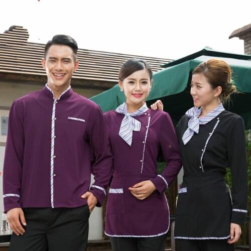 3 Color Restaurant Uniform Restaurant Waiter Uniform Hotel Waiter Clothes Waiter Wear Waitress Uniform