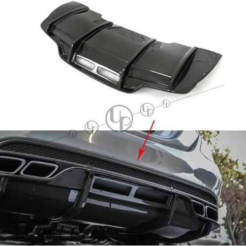 W205 C63 carbon fiber parts fit for W205 C63 facelift to PS-M style front lip /rear diffuser/side skirts