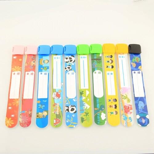 Children Kids ID Safety Wristband Baby Child SOS Bracelet Waterproof Adjustable Armband Reusable Identification Kid Wrist Band