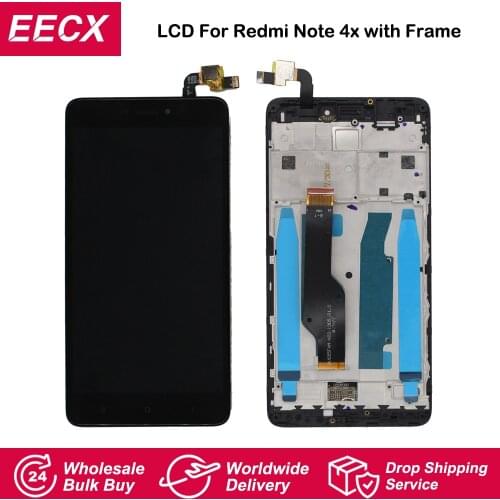 AAA+ Note 4x LCD For Xiaomi Redmi Note 4X Display Touch Screen Digitizer Assembly w Frame For Redmi Note 4 Global LCD