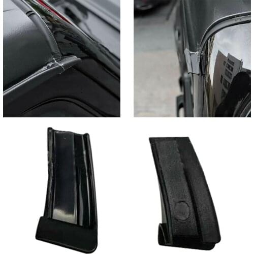 2Pcs ABS Rain Gutter Extension For Jeep Wrangler JL Accessories Spare Parts