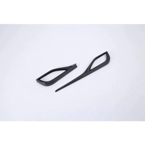 For TOYOTA VIOS/YARIS 2019 2PCS ABS Chrome Car Front Side Air Conditioner Vent Outlet Cover Trim Moldings Car Styling