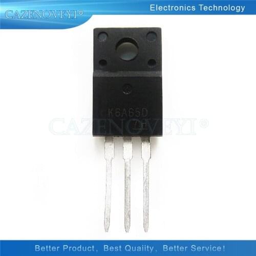 2pcs/lot TK6A65D K6A65D TO-220F In Stock