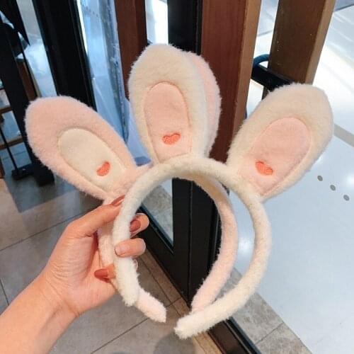 Winter Cartoon Flower Headwear for Women Hair Band Wash Makeup Headband Children Kids Girl Cute Hair Accessories