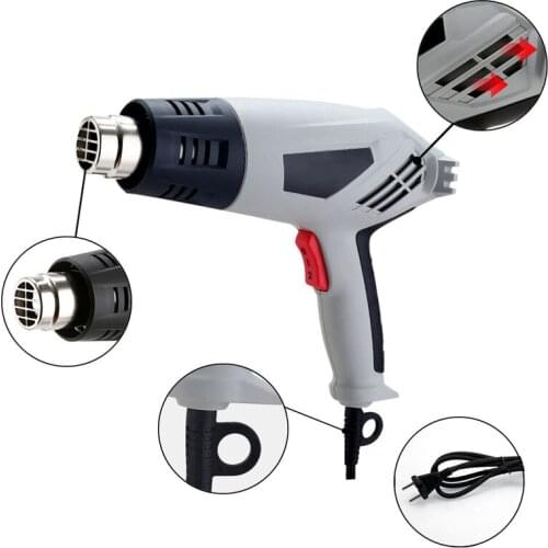 2000W high power New industry hot air gun hot air blower temperature plastic welding gun foil baking gun electric tools