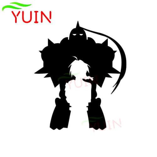 Car Sticker Full Metal Alchemist Decoration Accessories Decals Creative Sunscreen Waterproof PVC Bumper Body Stickers