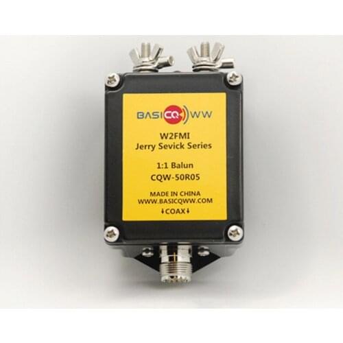 BASICQWW QRP Balun CQW-50R50 1:1 500w voltage balun shortwave antenna
