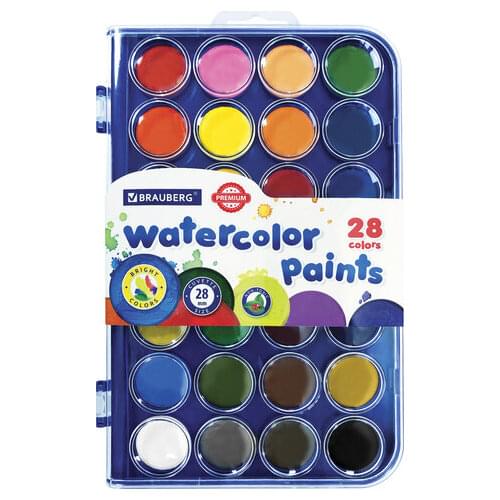 BRAUBERG Watercolor Paints