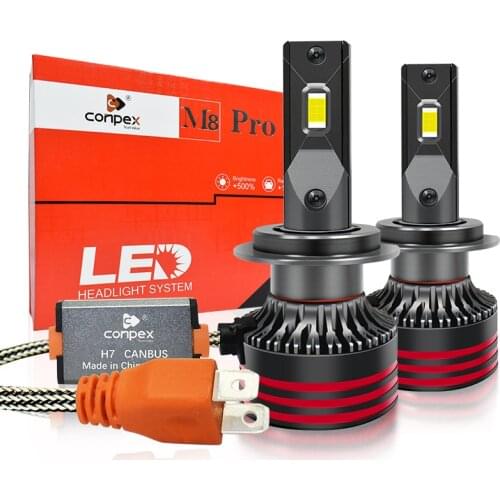 Conpex M8 Pro HB3 9005 HB4 9006 Led Canbus No Error Lamps 12V H8 H9 H11 Headlight Bulbs 11000LM H13 H16 9012 H1 H4 H7 Car Light