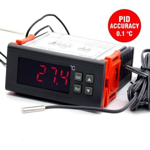 Accurate 0.1C PID adjustment incubator control panel thermostat for temperature controller