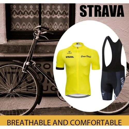 Summer Mens Short cycling Jersey set Bicycle Clothing Breathable Men Short Sleeve shirt Bike bib shorts 20D Gel pad Bike Jersey