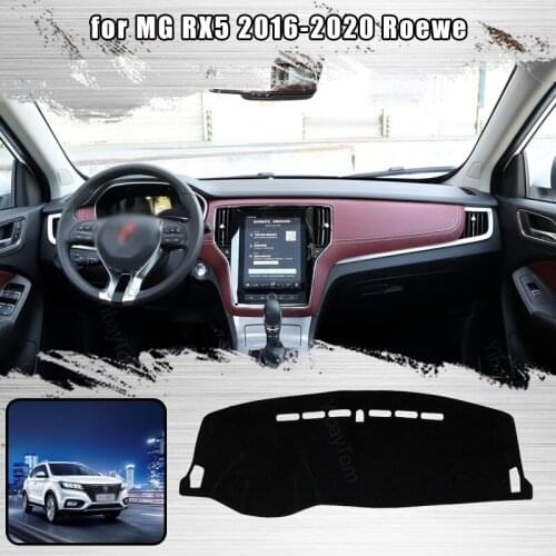 Car Dashboard Avoid Light Pad Instrument Platform Desk Cover Mat Carpets for MG RX5 2016-2020 Roewe