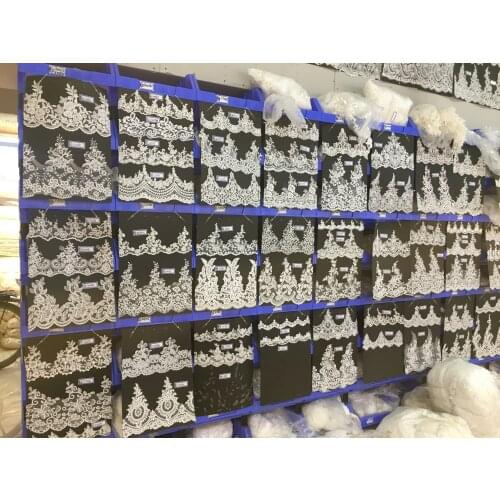 Wholesale Ivory Bone Lace Trim DIY Veil Trim Hat And Bridal Dress Hem 15 Yards/Lots