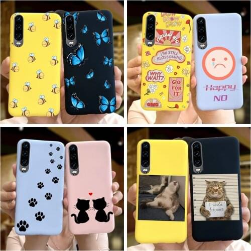Cute Cartoon Case For Huawei P30 Lite Pro Phone Case Silicone Soft Cover Bumper For Huawei P30 P 30 P30Lite P30Pro Coque Funda