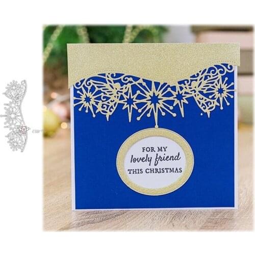New Snowflake star border metal Cutting Dies Stencils DIY Scrapbooking Paper/photo Cards Embossing Dies