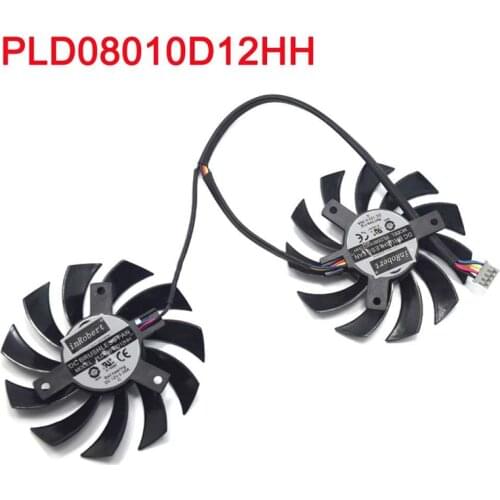 New original R6790 N560GTX R6850 N460GTX graphics card temperature control cooling dual fan PLD08010S12HH