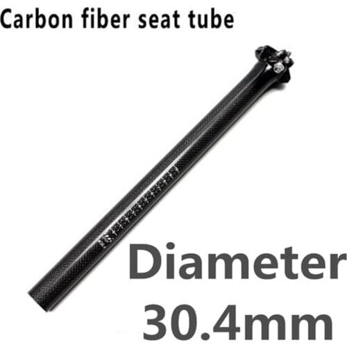 New carbon fiber bike seatpost 30.4*350/400mm bicycle seat tube 3K glossy road/mtb cycling Carbon Seat