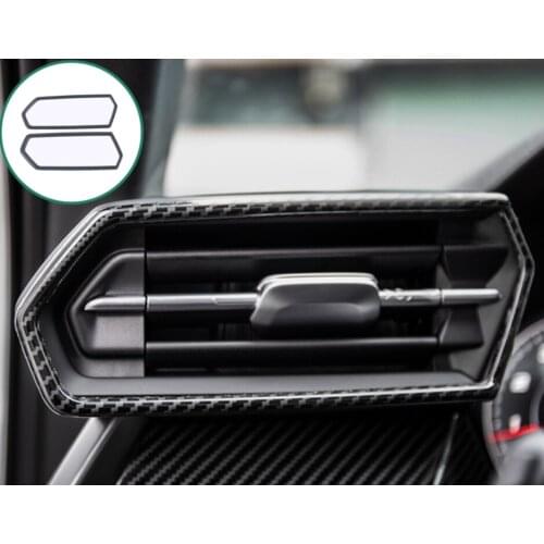 For Audi A3 8Y 2020 2021 2022 Stainless Steel Front Air Vent Outlet Cover 2pcs Car Accessories