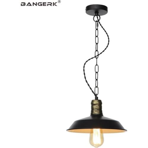 Industrial LED Pendant Light Vintage Loft Decor Iron Hanging Lamp Fixtures E27 Edison Dining Room Bar Home Lighting Luminaire