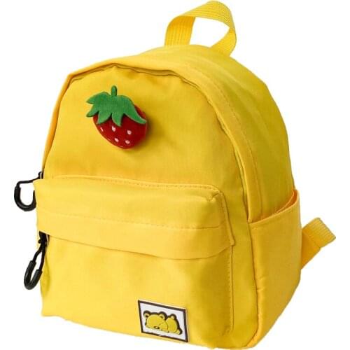 Рюкзак mochila infantil Childrens Backpack bolsos Cartoon Cute Strawberry Bag Boy Girl Kindergarten Schoolbag 2021 New