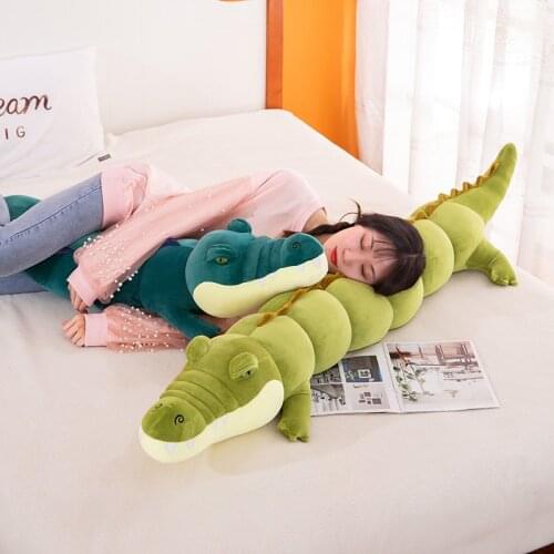 Cute Crocodile Plush Toy Children Sleeping Pillow High Quality Creative Plush Toy Kids Birthday Gift Pluszaki Plushie BC50MR