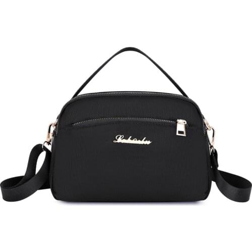 Vintage Fashion Female Oxford Crossbody Tote Bag Solid Color Womens Designer Handbag High capacity Shoulder Messenger Bag