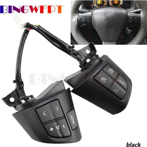 High quality For TOYOTA COROLLA 2007-2013 84250-02230 8425002230 Steering Wheel Audio Control Button Silver & Black Colour