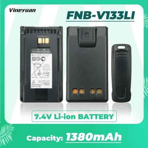 1380mAh Replacement Battery for YAESU Vertex EVX-231 EVX-261 EVX-530 EVX-531 EVX-534 EVX-539 FNB-V133Li Replacement Battery