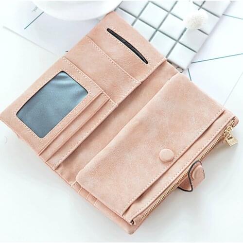 6 colors for choose Ladies’ Leather Purse Women’s Change for a women gift