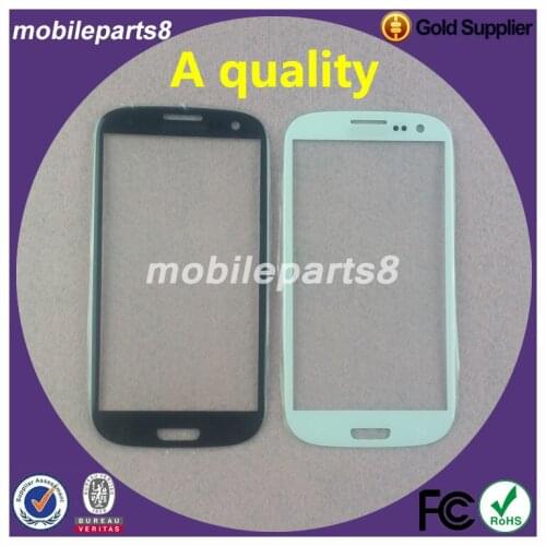 10pcs/lot A quality S3 i9300 Digitizer Glass for samsung galaxy s3 i9300 Front Screen Outer Glass Replacement free shipping