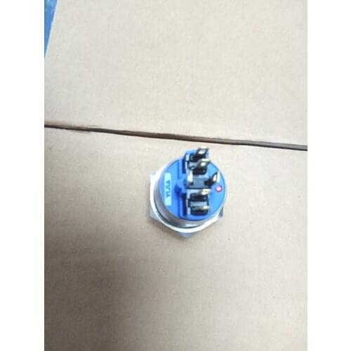 10pcs lot 3A/220V 12V LED DPST 22mm Momentary Stainless Steel Push Button Switch connector Selling