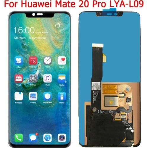 100% Tested Original Screen For Huawei Mate 20 Pro LCD Display With Frame 6.39" Mate 20 Pro LYA-L09 LCD Display Touch Screen LCD