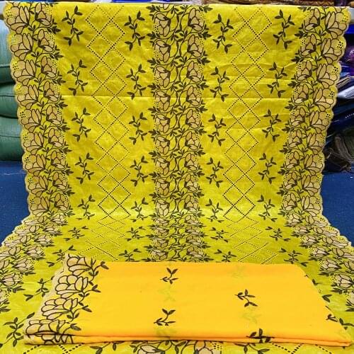 African Bazin Riche Fabric With Brode 2021 Latest Fashion Cotton Dry Embroidery Basin lace Fabric Guinea Brocade Fabrics 7Yards