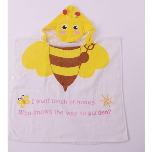 Disney Cute Dumbo Baby Hooded Bath Towel Cotton with Snap Summer Cloak Mermaid Princess Bath Towels 60x120cm Kids Girls Gift