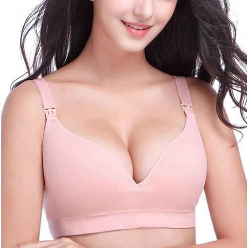 Wirefree Cotton Breastfeeding Bra for Pregnant Women Pregnancy Sleep Breast Underwear Soutien Gorge Allaitement Nursing Clothing