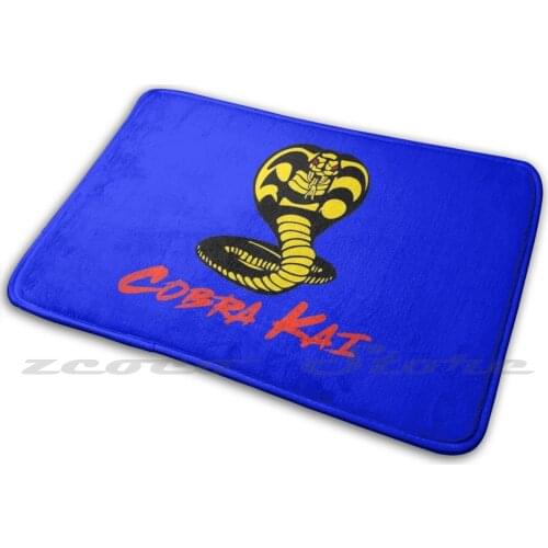 Kai Karate Kid Mat Doorway Non-Slip Soft Water Uptake Carpet Obra Kai Karate Karate Kid Miyagi Dojo 80S Martial Arts Daniel