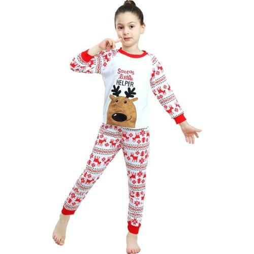 Kaiya Angle Wholesale Price Chiristmas Baby Girl Clothing Sets For Kids Toddler Milk Silk Material Long Sleeve Blouse+Pant Suits