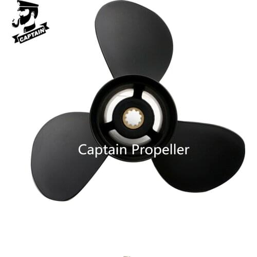 Captain Propeller 10.25x13 Fit Tohatsu Outboard Engines MFS25B MFS30B (25HP 30HP 1985-2001) (25HP 30HP 4 stroke 2002-newer)