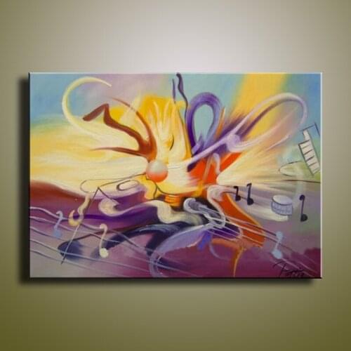 Handmade oil painting on canvas modern 100% Best Art Abstract oil painting original directly from artis XD1-242