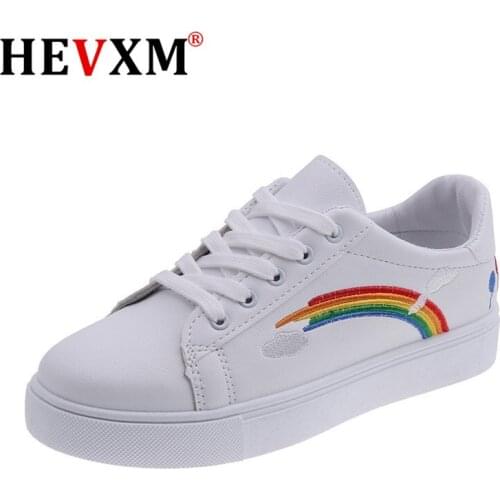Womens Casual Shoes Summer 2020 Spring And Autumn Flat Fashion Breathable Vulcanized Lace Sports Shoes With Womens Shoes