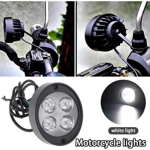 Motorcycle Lights 6 Led Four-Ball Spotlights Rearview Mirror Spotlights