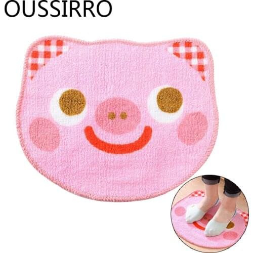Cartoon Cute Antiskidding Mat Home Bathroom Mats Absorbent Towels Doormat Non-slip Hotel Entrance Hall Rugs and Carpet