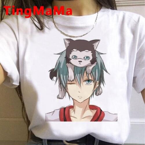 HOT Japanese Anime Kuroko No Basket Graphic Tees Men Kawaii Hip Hop Cartoon Basketball T Shirt Unisex Harajuku Tops Tshirt Male