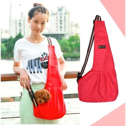 Cat and Dog Chest Backpack Pet Supplies Oxford Cloth Strap Messenger Bag Out Portable Cat Bag Fashion Shoulder Bag