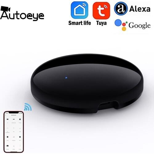 Autoeye Tuya Smart Life IR Controller Blaster Infrared Wireless Remote Control Work with Alexa Google Hub Home Assistant