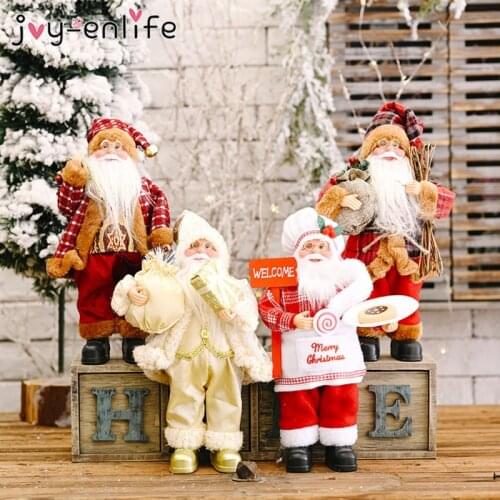 Christmas doll Santa Claus dolls Merry Christmas Decorations For Home New Year Gifts for Kids Xmas Navidad toys Natal 2020 Kerst