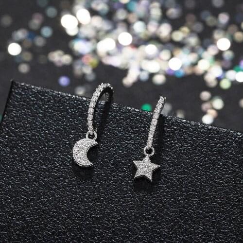REETI Korean Star Earrings 925 Sterling Silver Earrings for Women Statement Jewelry Brincos Pendientes bijoux